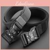 Fashionable Buckle Alloy Men Nylon Woven Waist Belt For Daily And Use Outdoor