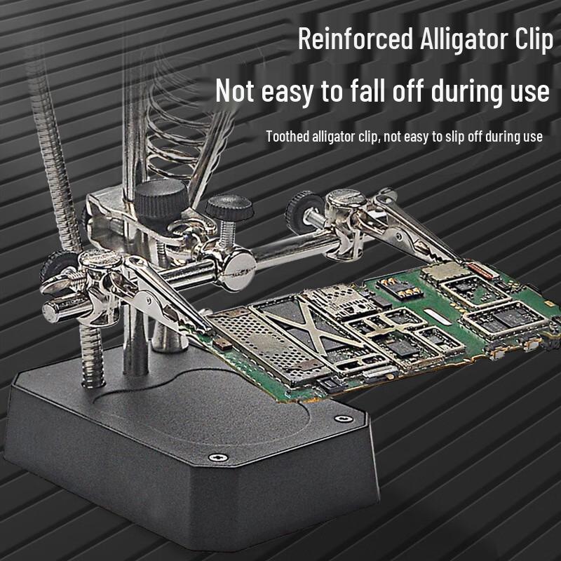 miflame 90mm Upgraded Desktop LED Magnifier with Clamp Stand