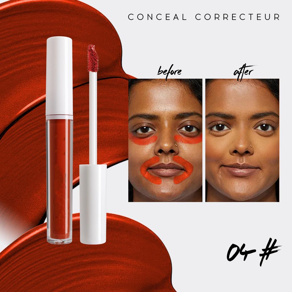 1 шт. Жидкий консилер с высокой степенью покрытия, водостойкий, устойчивый, контролирующий жирность кожи, тональный крем для лица, полное покрытие, корректор темных кругов под глазами, цвет кожи