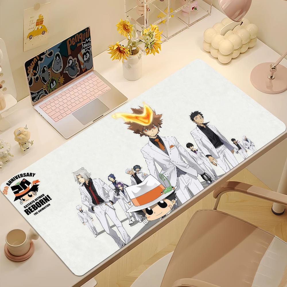 Katekyo Hitman Reborn Коврик для мыши Большой Нескользящий Заблокированный Край Настольный Коврик для Компьютерного Стола Клавиатура Письменный Коврик для Мыши Офис Геймер Студент