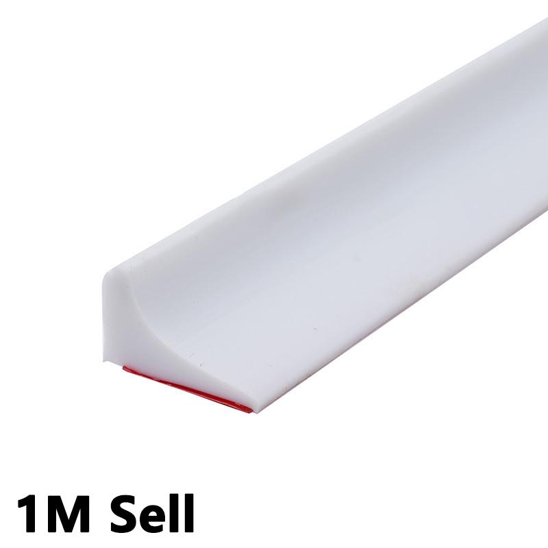 1 м силиконовая водоудерживающая полоса для плиты, многоцветная ванная комната из ТПЭ, домашний декор, барьер для душевой плотины