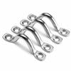 4Pcs 5/6/8mm Wire Eye Straps 316 Stainless Steel Deck Loop  Canopy Engines Accessories