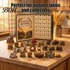 Seasonal Party Favors Harvest Blessings Advent Calendar, 24 Days Countdown to Thanksgiving Calendar Gift Box, Decorative Mantel Hangings Pcs