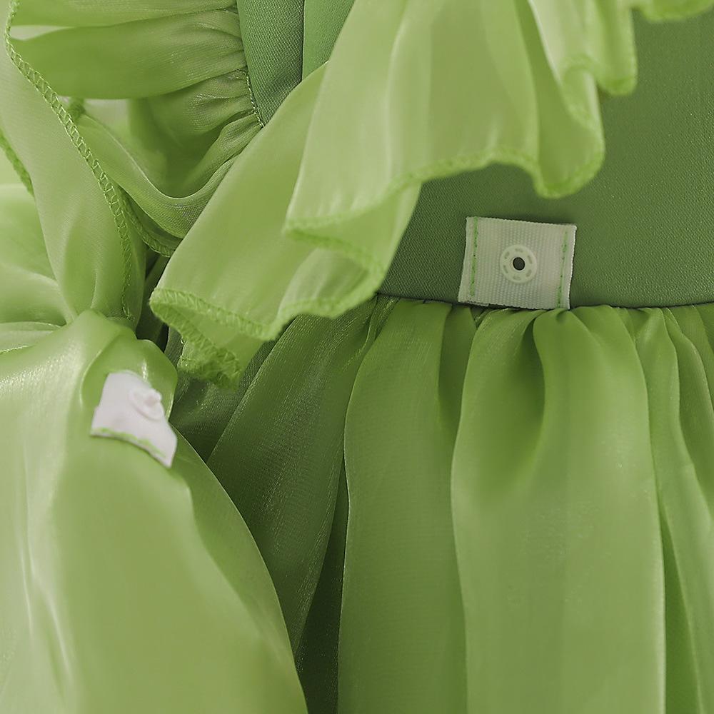 Детская одежда для маленьких девочек, платье с блестками и большим бантом для маленьких девочек, свадебное платье для первого дня рождения, платья принцессы дворца для девочек