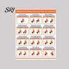 Joint Protection Exercises 2Pcs Full Body Seated Stretching Poster Chart for Seniors Chair Exercise Routine Guide Anti Fall Plan Elderly Low-Impact