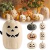 Halloween Ornament Pumpkin Shape Handmade Lantern Farmhouse Table Festival Porch Front Door Decoration