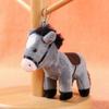 Cute Stuffed Animal Horse Plush Doll Soft 12cm Plush Horse Pendant Long Hair Long-haired Pony Keychain Gift