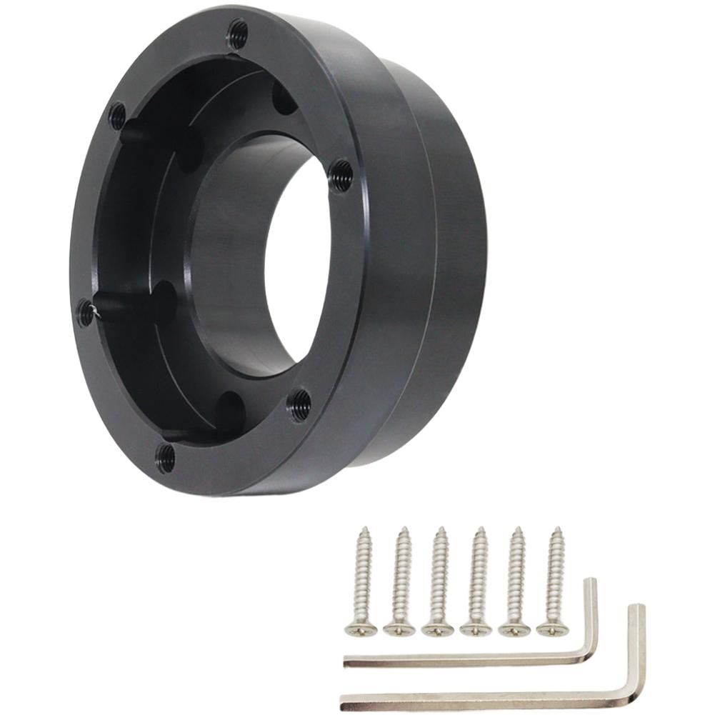 6-bolt Mount 70mm Racing Adapter Sim Racing Hub Aluminum Construction