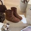 Осень новые кожаные внутри увеличение высоты ботинки Мартина женские универсальные ретро шнуровка нишевые плиссированные короткие ботинки женские