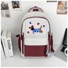 Школьный рюкзак новый высококачественный свежий и милый рюкзак с собакой-таксой для учеников средней школы легкий рюкзак большой вместимости