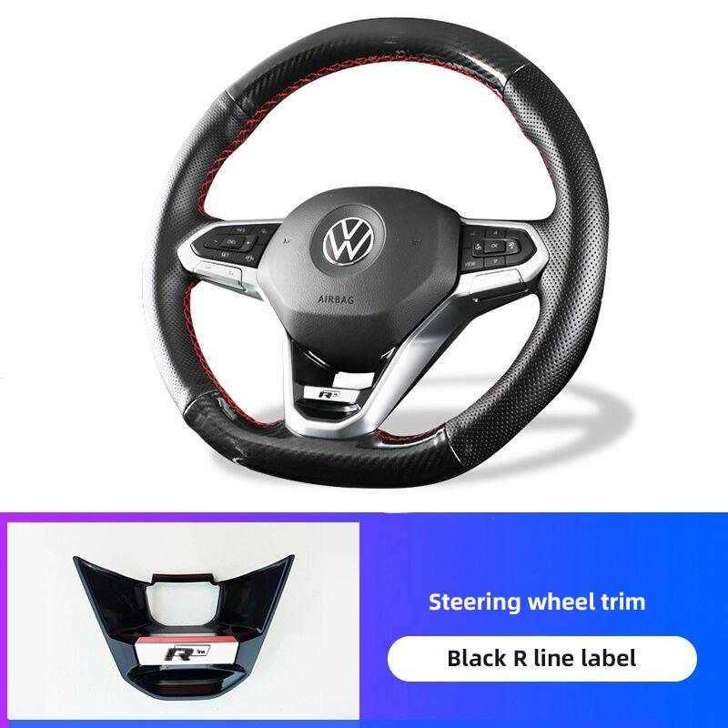 2026 New For VOLKSWAGEN VW ABS Metal R Rline Emblem Car Steering Wheel Decoration Sticker For Volkswagen R-Line GTI Polo Golf Pa
