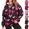 Women's Fashion Daily Versatile Casual V-Neck Long Sleeve Printed Top
