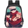 Spacious Jujutsu Kaisen Backpack For Kids With Lightweight Oxford Fabric