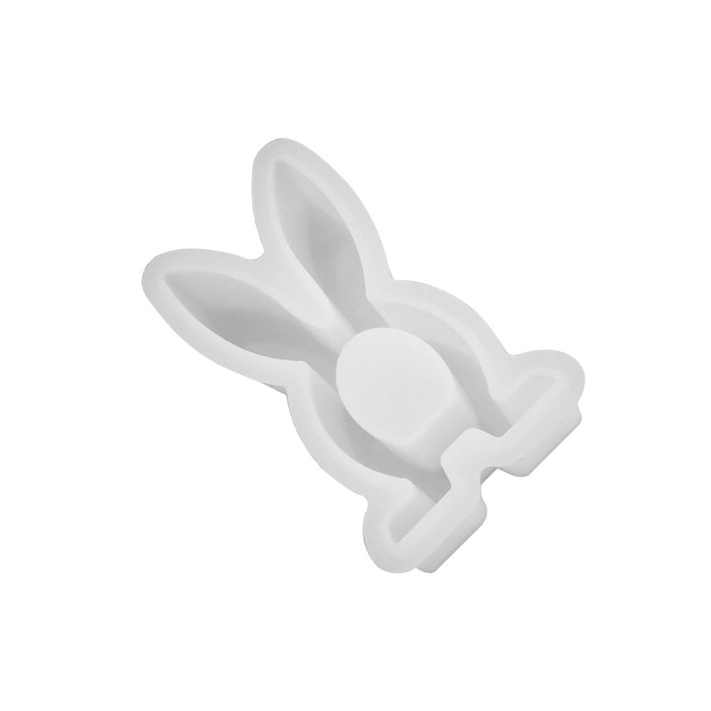 Easter Rabbit Candle Holder Mold for DIY Candle Tealight Holder Easter Party Decoration Holiday Present Gypsum Ornament