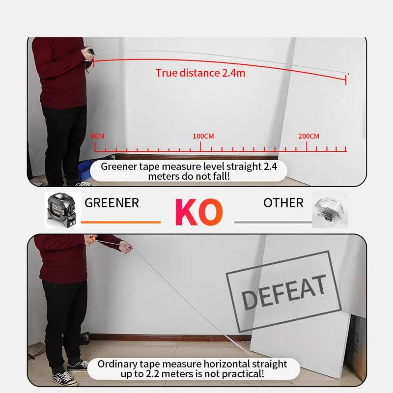 Утолщенная антипорезная лента 5 м бытовая измерительная стальная лента мини маленькая нержавеющая сталь измерительный инструмент рулетка