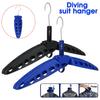 B62215 Diving Folding Suit Hanger Holding BCD Multi-Purpose Snorkeling Wetsuit & Drysuit Outdoor Travel Swimming Coat Hook Black / Blue