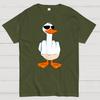 Duck Funny Cotton Summer Casual Cool Loose T-Shirt