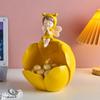 Modern Style Romantically Girl Sculpture Jewelry Snack Storage Tray Living Room Table Decor Desktop Figurine Statues Ornaments