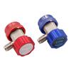 1 Pair R134A H/L Freon Auto Car Quick Coupler Connector Adapters For Air Conditioning Refrigerant Adjustable Manifold Gauge