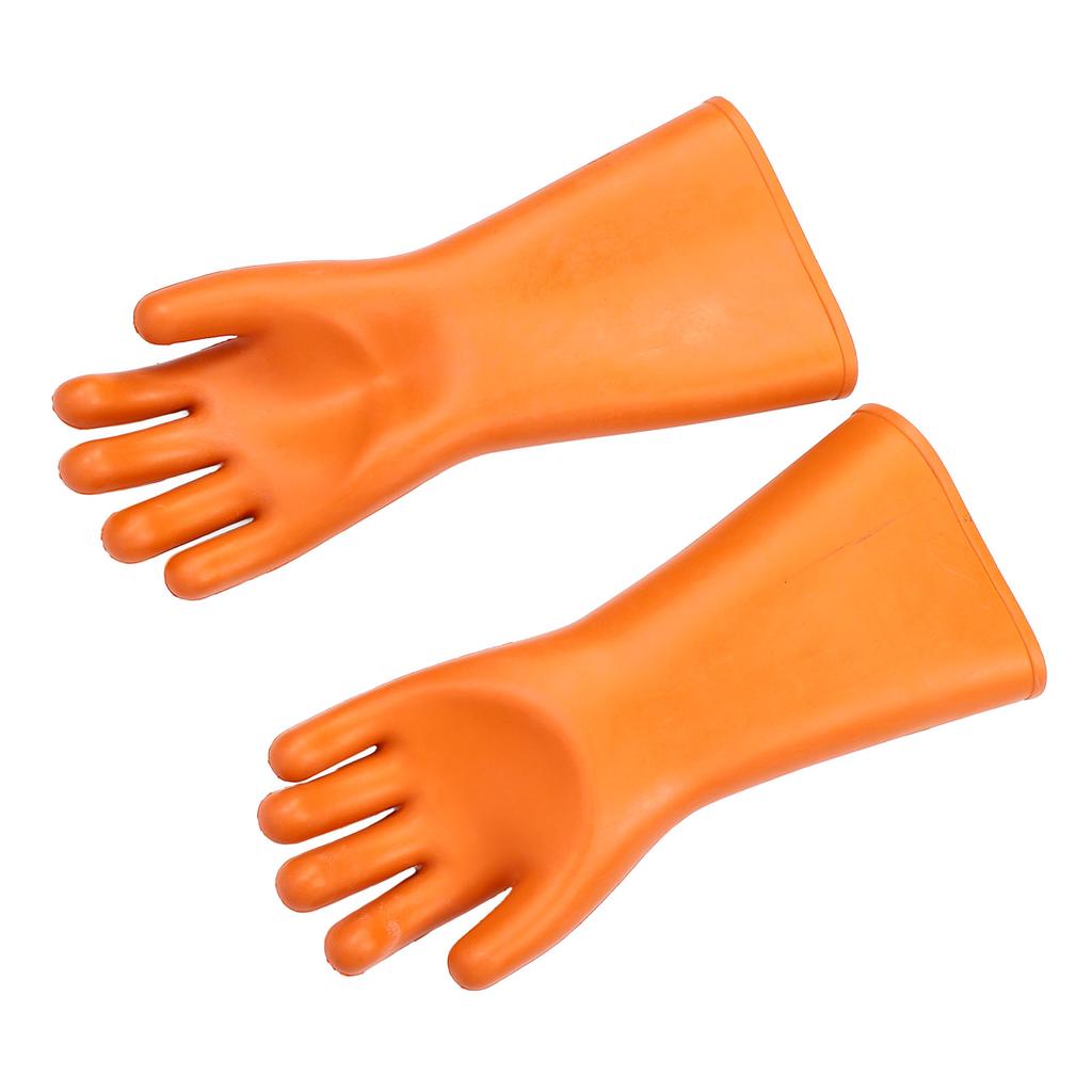 Защитные рабочие перчатки из толстой резины 25000 В 12 кВ, высоковольтные изолированные перчатки электрика