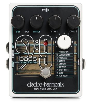 BASS 9 Bass Machine Звук басовой гитары Синтезатор Эффектор ELECTRO-HARMONIX