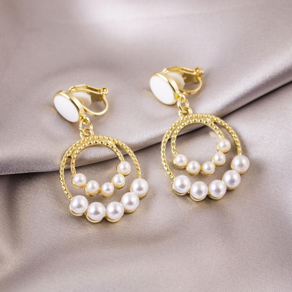 Универсальные легкие роскошные клипсы для ушей без проколов, повседневные высококачественные треугольные клипсы для ушей, универсальные женские серьги