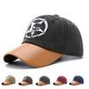 Ретро бейсболки с вышивкой черепа в виде пятиконечной звезды, дышащие, новые, унисекс, солнцезащитные, с козырьком, личные, универсальные, модные, ins