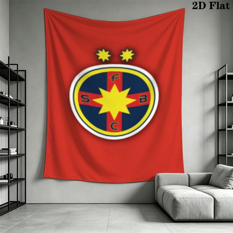 fcsb steaua Wall Tapestry Aesthetic Wall Hanging Printed Fabric Blanket Decorative Tapestries for Bedroom Living Room Home Decor