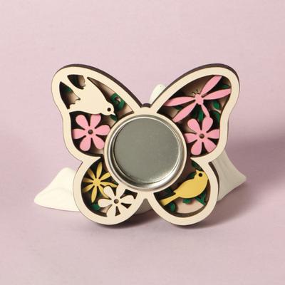 Деревянный подсвечник в форме сердца/бабочки/цветка для подсвечника-свечи на свадьбы, вечеринки, дни рождения, для подружек невесты, детские праздники