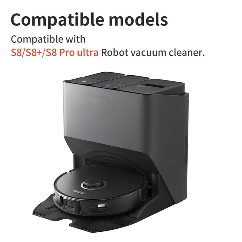 A03F-Для Roborock S8 Pro Ultra S8+ Запасные Основные Боковые Щетки Тряпки для Мытья Пола HEPA Фильтры Мешки для Пыли Запасные Части Аксессуары