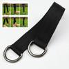 Tree Swing Strap with Metal Ring Hanging Rope with Carabiner Heavy Duty Swing Connection Belt for Outdoor Tree Swings