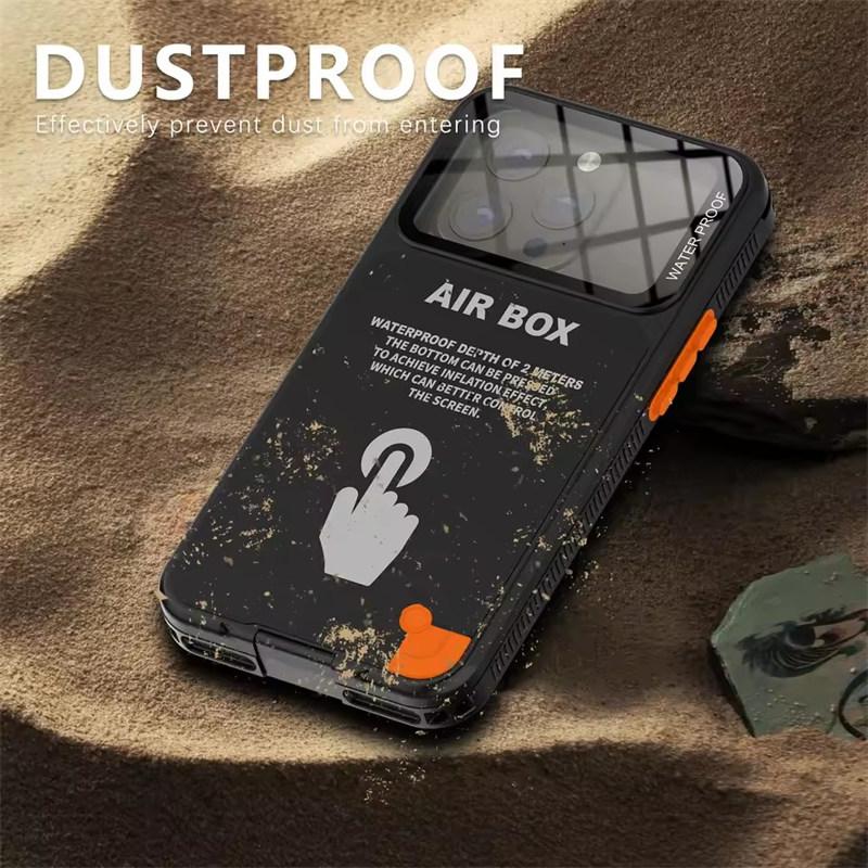 Водонепроницаемый чехол IP68 для Apple iPhone16 15 14 13 12 Pro Max Plus, ударопрочный, защита от падений, для подводной съемки, плавания, дайвинга