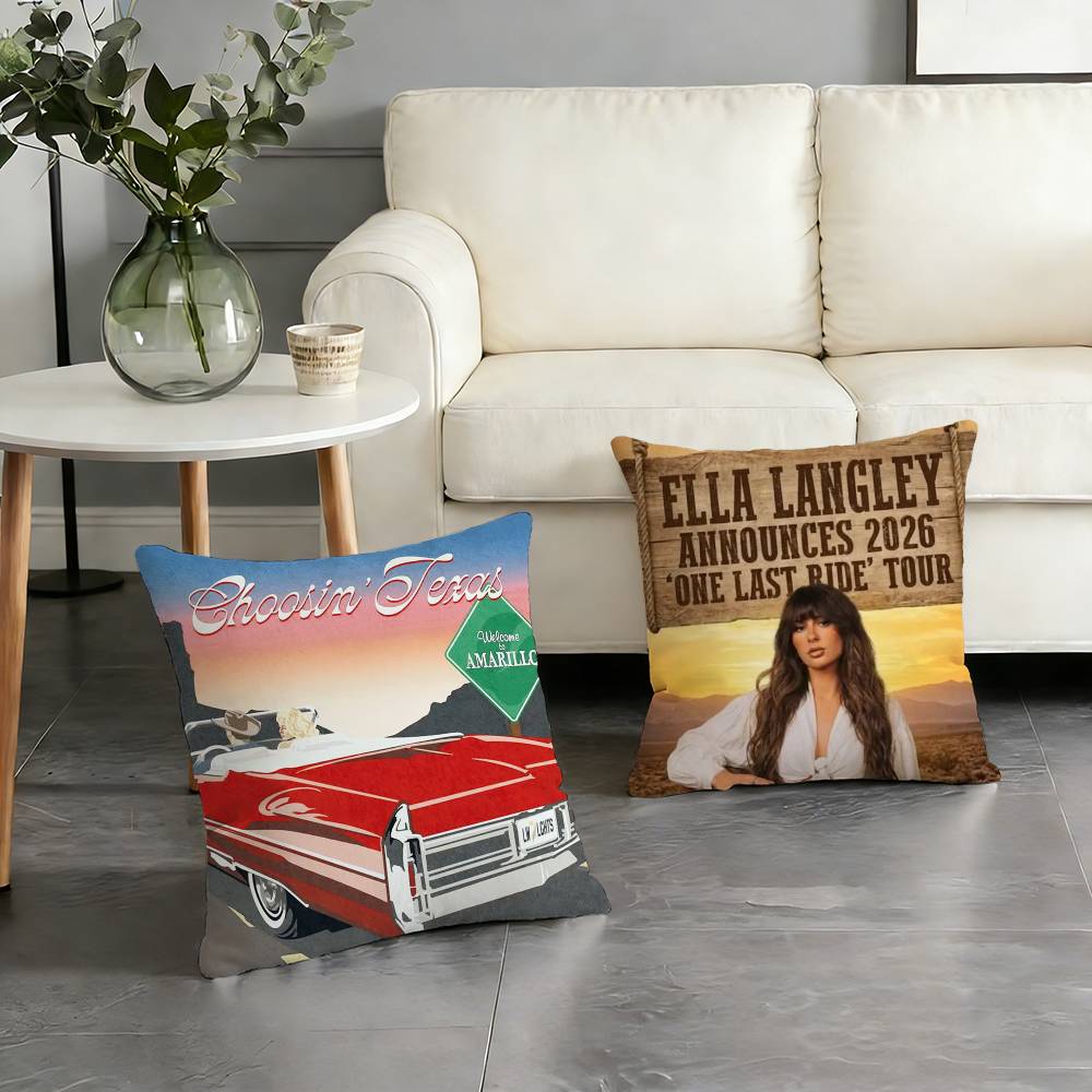 Choosin Texas - E-Ella Langley Pillow Case Pattern Printed Pillowcase For Living Room Sofa Cushion Cover