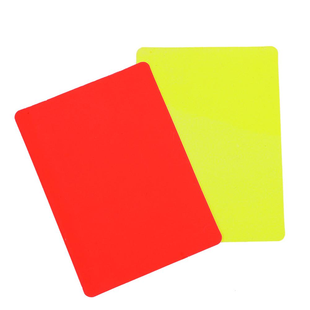 Hot Sale Red Card Multi-function 3.2x4.3 Inch Soccer Referee Red Yellow Cards for Football Match Training Referee