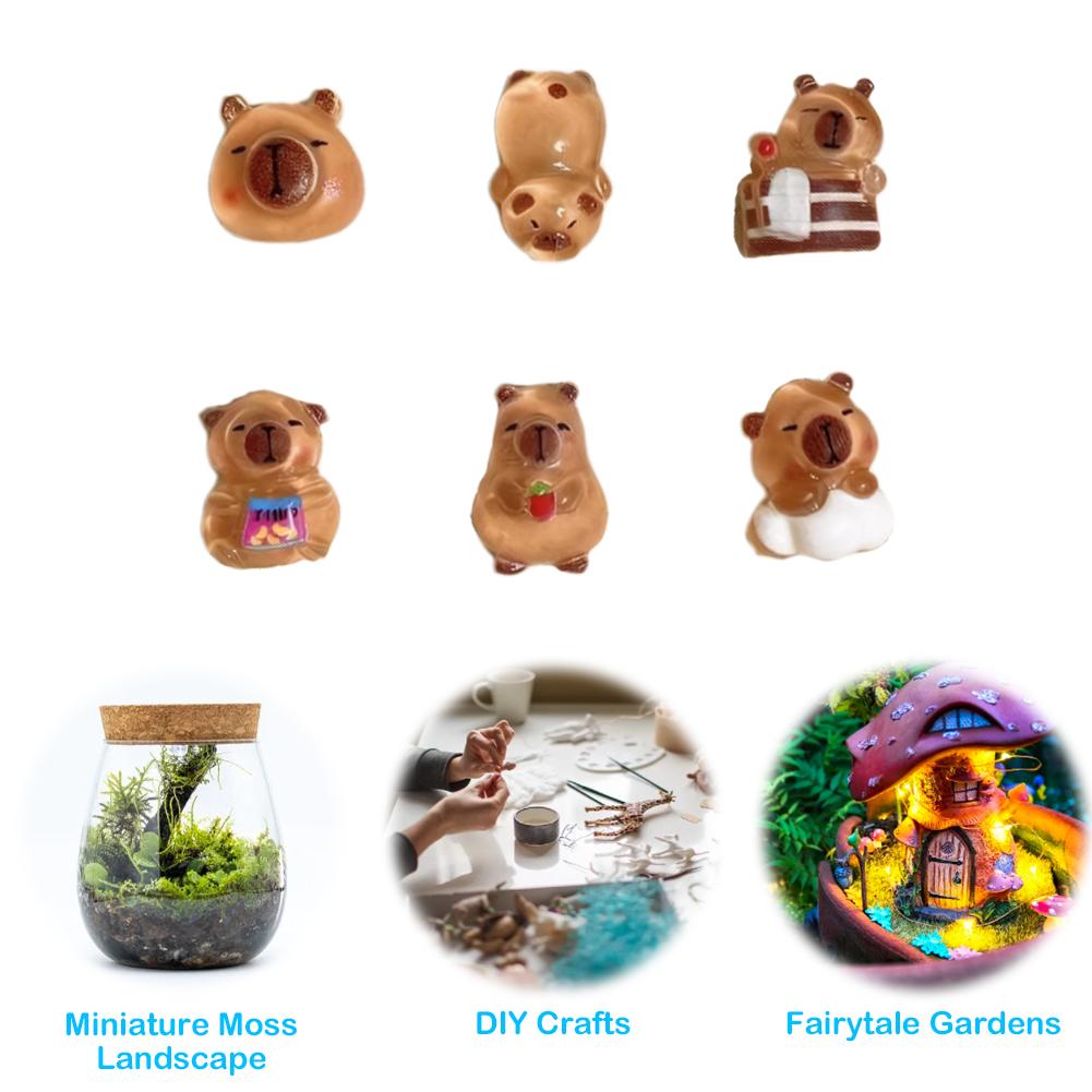 100Pcs Luminous Mini Resin Turtles Cute Tiny Turtles Sea Turtles Figurines for Fairy Garden Micro Landscaping Decoration