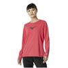 Breath Thermo Training Logo Long Azalea XL Wear, T-Shirt, Sleeve, Moisture-Wicking, Heat-Generating, 32MAB855, Pink,