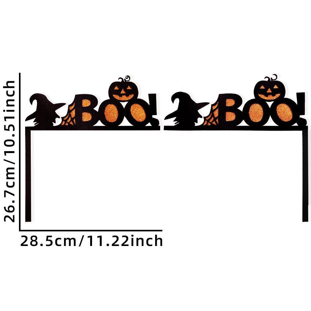 Multi-purpose 3D Halloween Door Frame Stickers Cute DIY Pumpkin Corner Stickers Cartoon Ghost Festival Door Stickers Window