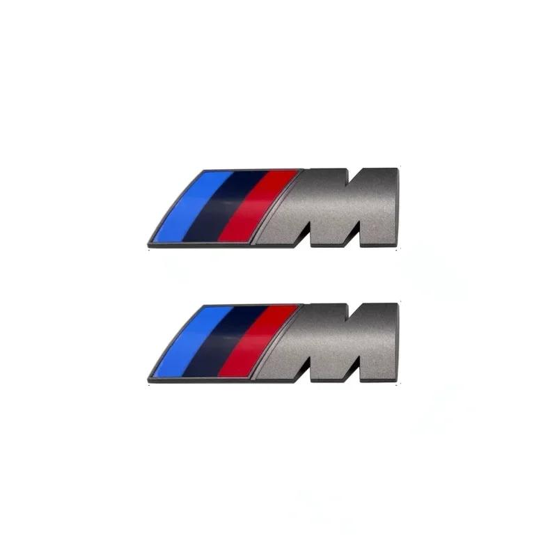 Для BMW M Значок на крыло Значок на крыло Все 1 2 3 4 5 серий Логотип M ABS наклейки, доступны разные размеры.