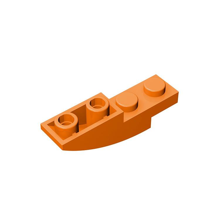 20 шт. MOC детали сборки 13547 изогнутый склон 4x1 перевернутый строительные блоки детали DIY светящиеся блоки но