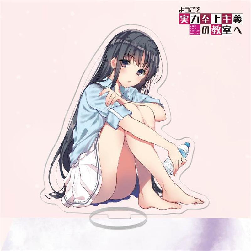 Аниме Класс элитных фигурок, подставка для модели, тарелка Ayanokouji Kiyotaka Horikita Suzune Sakura Airi, акриловая доска