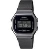 Casio Vintage Серия A168WEMB-1B Цифровые часы Черный сетчатый металлический ремешок Унисекс