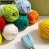 5 шт. мягкой теплой акриловой пряжи в 4 сложения для вязания крючком и спицами своими руками, идеально подходит для одеял, свитеров, шапок, шарфов, разные цвета