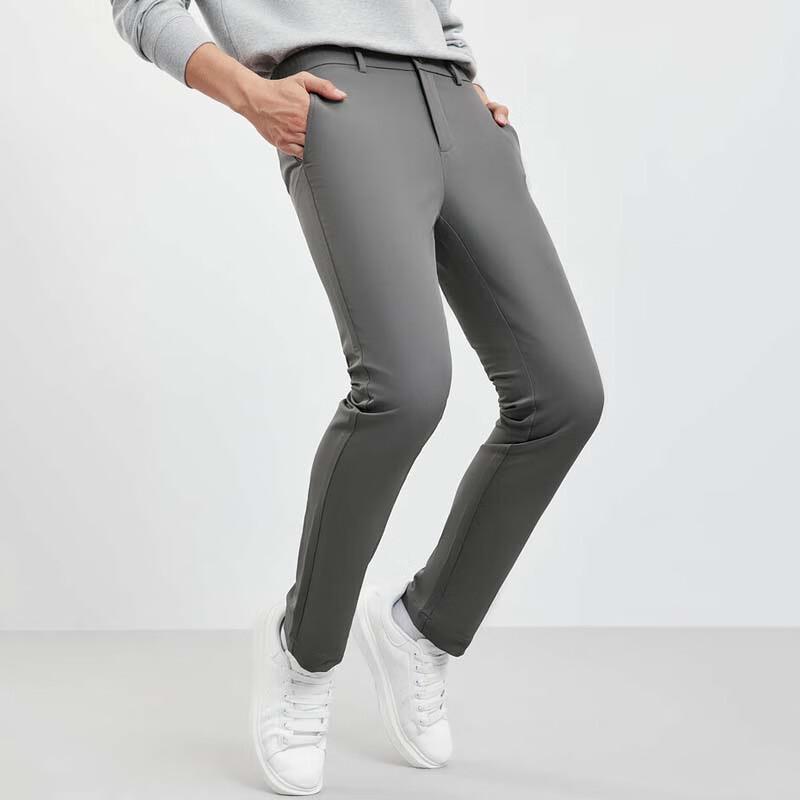 SEPTWOLVES Мужские брюки в стиле business casual прямого кроя