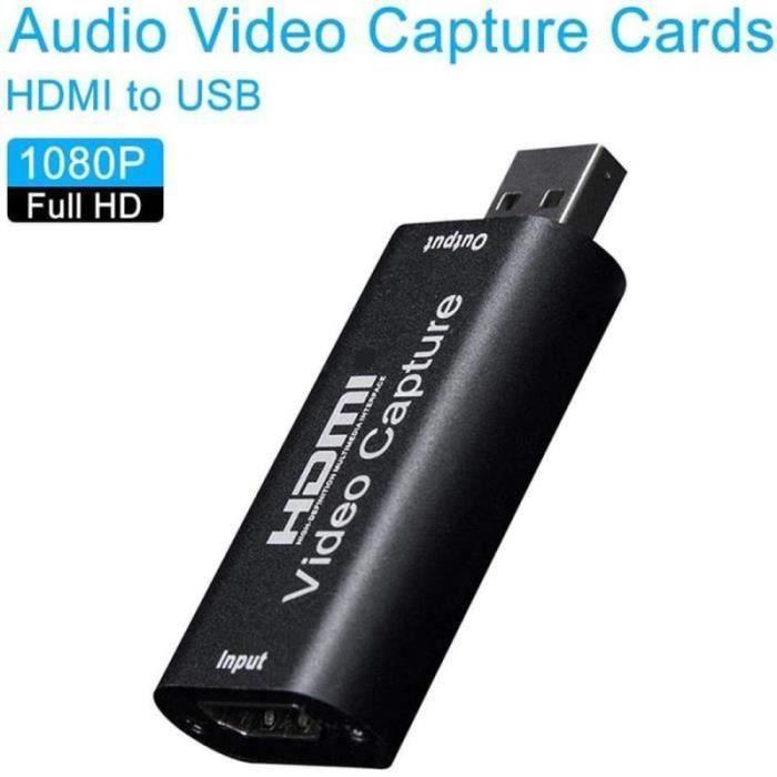 EMEBAY Carte D'Aaquisition Vidéo HDMI Cartes de Capture Audio Vidéo HDMI Vers USB 1080p Caméra Enregistreur Caméscope ecb49d