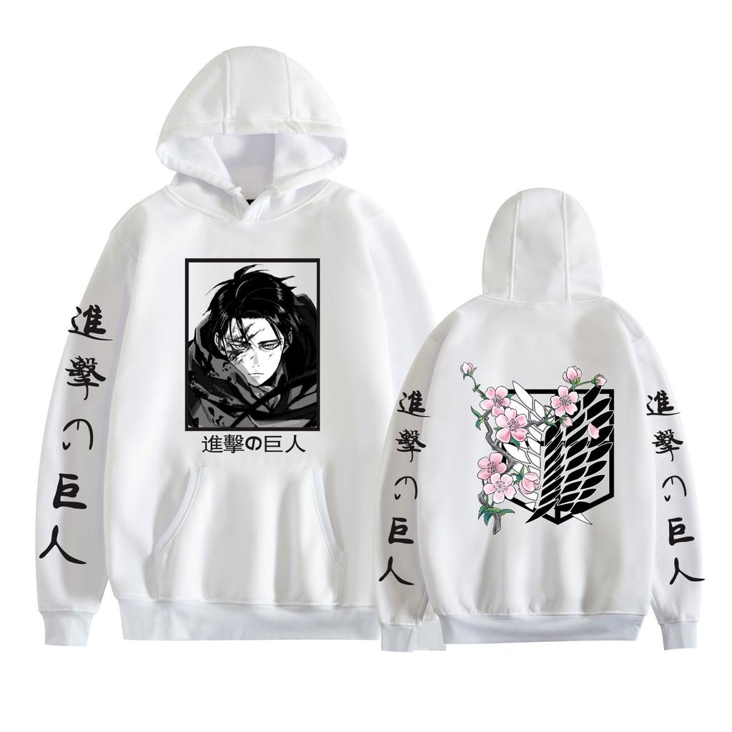 Attack On Titan Japanese Anime Cartoon Hoodie Japanese Graphic Anime Hoodie Hoodies Tops Clothing