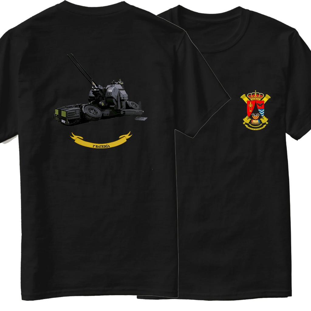 Camiseta Regimiento Mixto De Artillera 32 Ejrcito Espaol 100 Algodn De Alta Calidad Cuello Redondo Suelto Casual