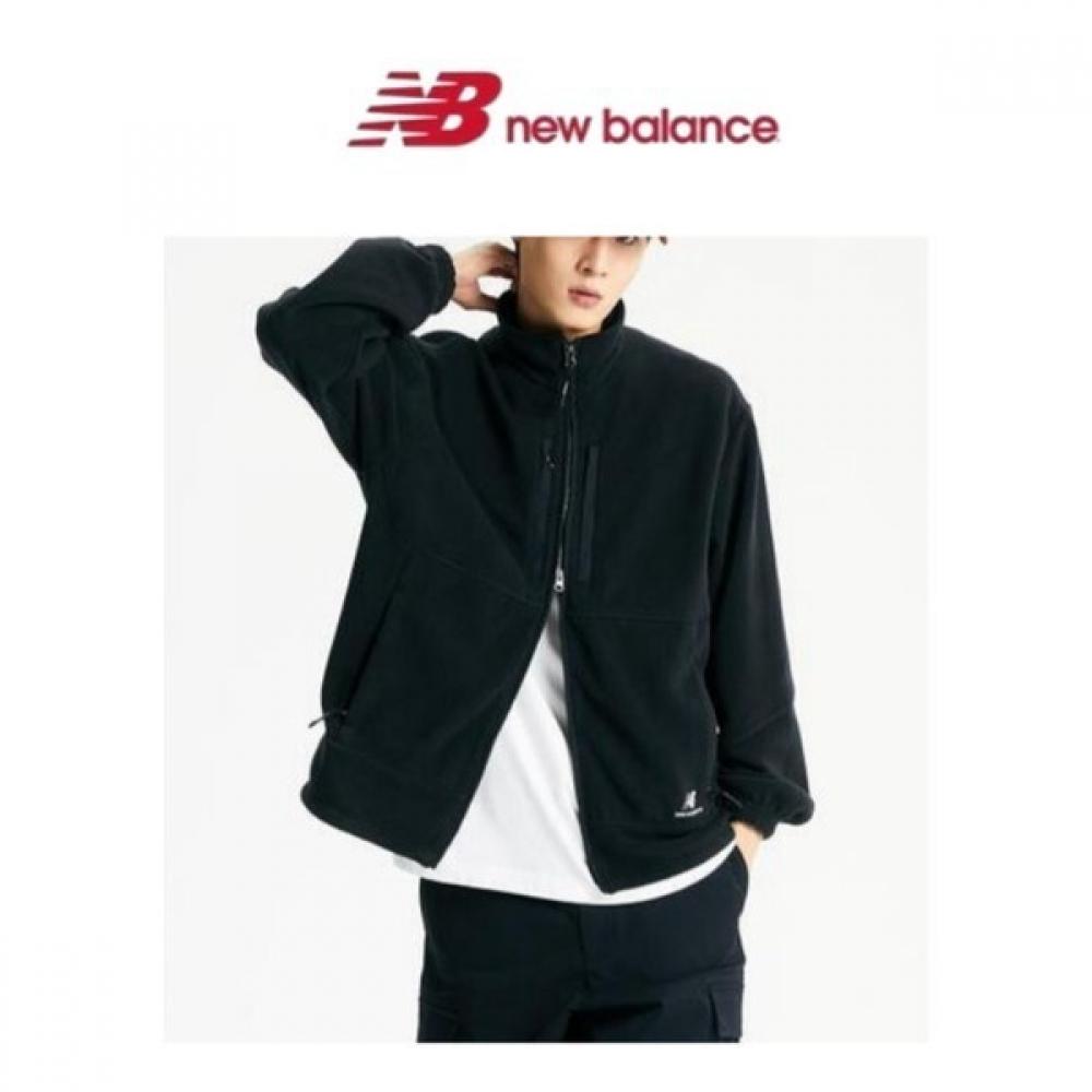 New Balance Полуклуб Uni короткий шерстяной флисовый комбинезон из нержавеющей стали на молнии Nbmdd42913 19