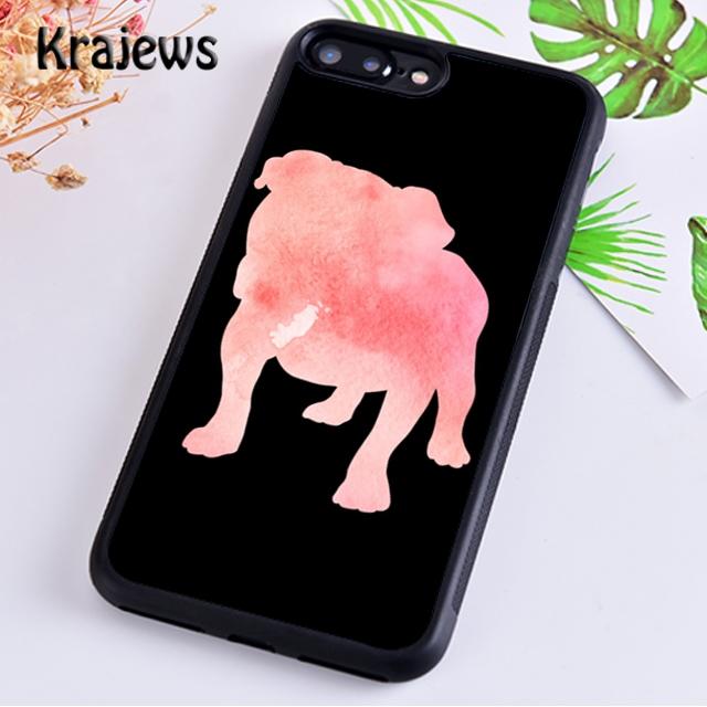 Krajews Anatomy Of A English Bulldog Phone Case Cover For iPhone 17 Air 16 15 14 plus 11 12 13 pro max coque Fundas
