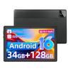 Планшет Android 16, 10,1 дюйма, 34 ГБ + 128 ГБ, Восьмиядерный A523, Аккумулятор 6000 мАч, Набор Клавиатура + Мышь
