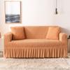1/2/3/4 Flying Seat Seersucker Living Room Sofa Cover Elastic Sofa Cover Elastic Solid Thickness Elastic Sofa Cover